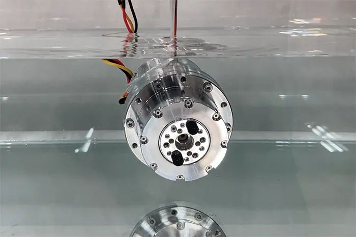 Submersible geared electric motor